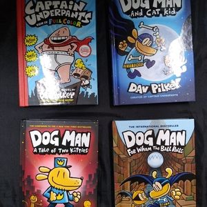 Dog Man Books by Dav Pilkey